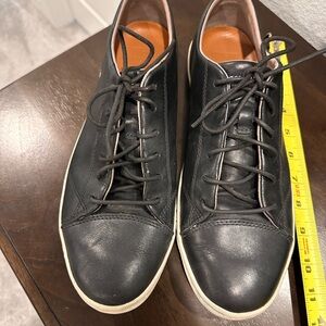 Cole Haan Men's Black Leather Casual Sneakers
